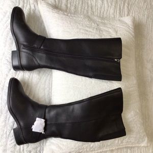 “New” black tall boots